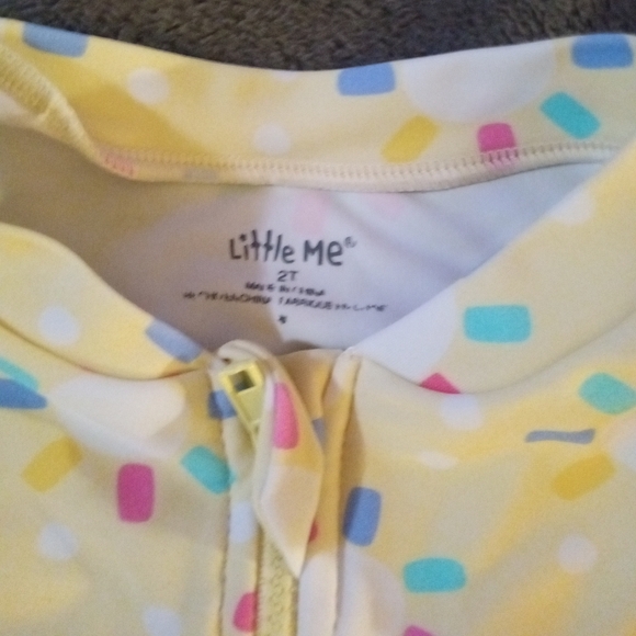 Little Me Long Sleeve swimsuit - Picture 4 of 4